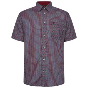 Cotton Check Short Sleeve Shirt